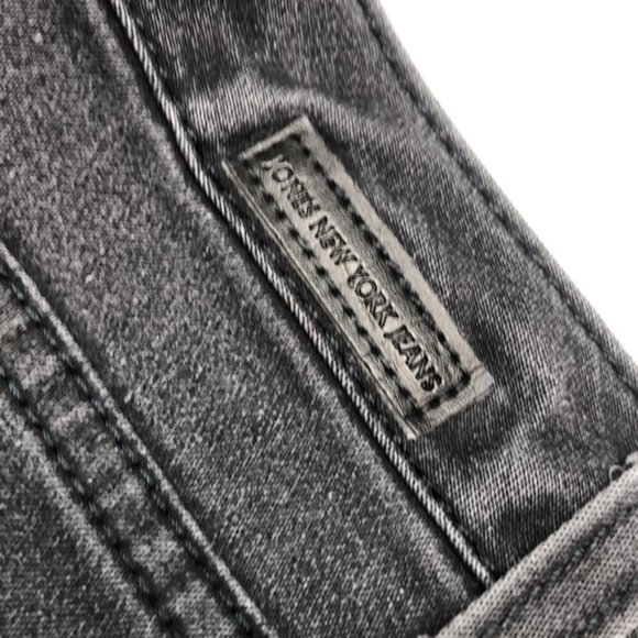 PREMIUM JONES NEW YORK GRAYWASH SUTTON STRAIGHT JEANS 6/28x30 ⭐ - Picture 9 of 9